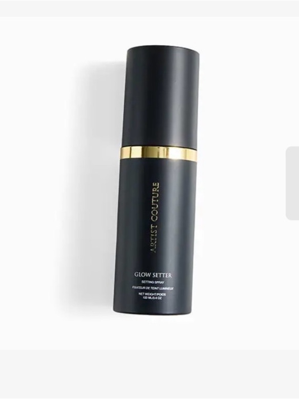 New in Box Artist Couture Glow Setter Setting Spray – Black & Gold
